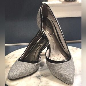 🖤Life Stride,Soft System 8.5, Excellent Support, Heel Gray w/Black Patton Trim